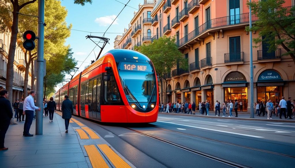 découvrez comment vous déplacer facilement à barcelone en utilisant les transports en commun : métro, bus et tramway pour visiter la ville rapidement et à moindre coût.
