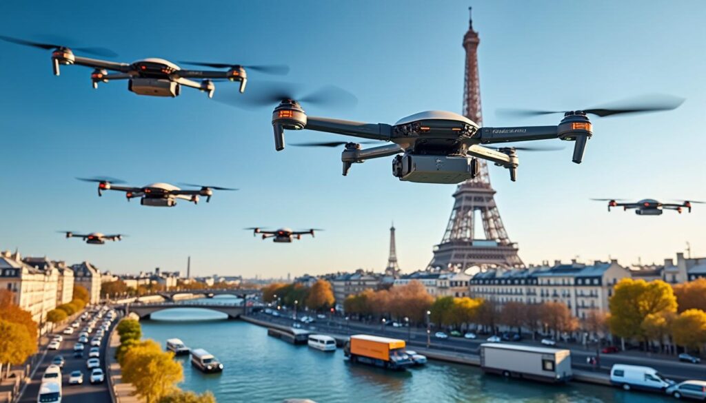 découvrez comment les drones transforment le secteur du transport et de la logistique à paris, en améliorant l'efficacité, la rapidité et la durabilité des livraisons urbaines.