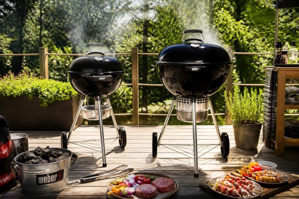 découvrez les barbecues weber charbon en modèles 47 et 57 cm, parfaits pour des grillades savoureuses et conviviales. performance et qualité garantissent des moments gourmands en plein air.