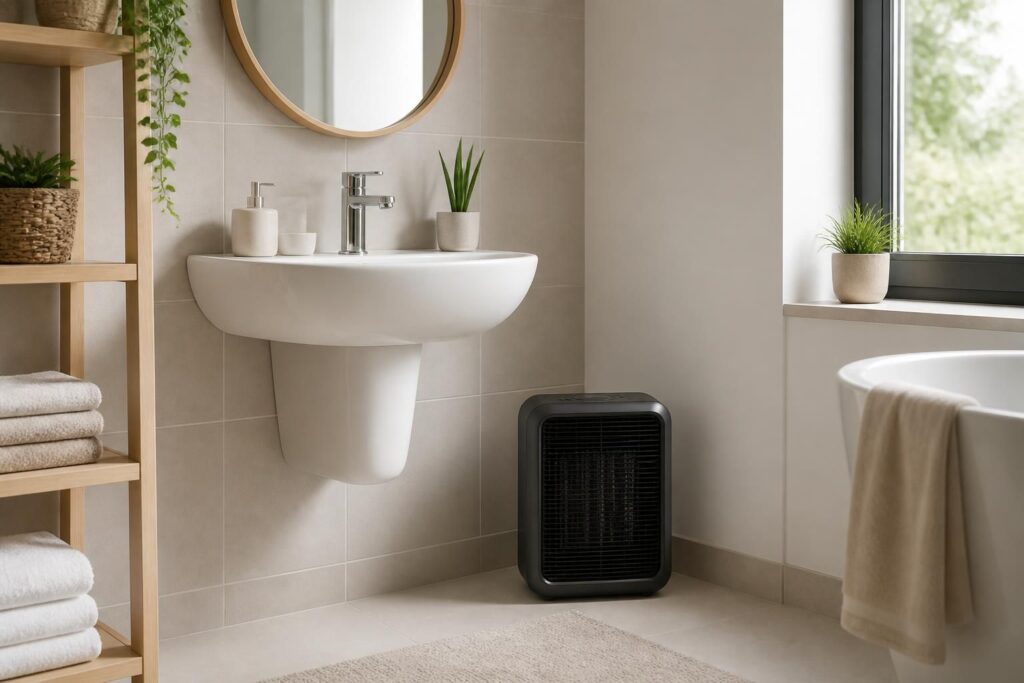 découvrez notre sélection de chauffages d'appoint basse consommation conçus pour les salles de bain, disponibles chez leroy merlin et darty. chauffez votre espace efficacement tout en économisant de l'énergie.