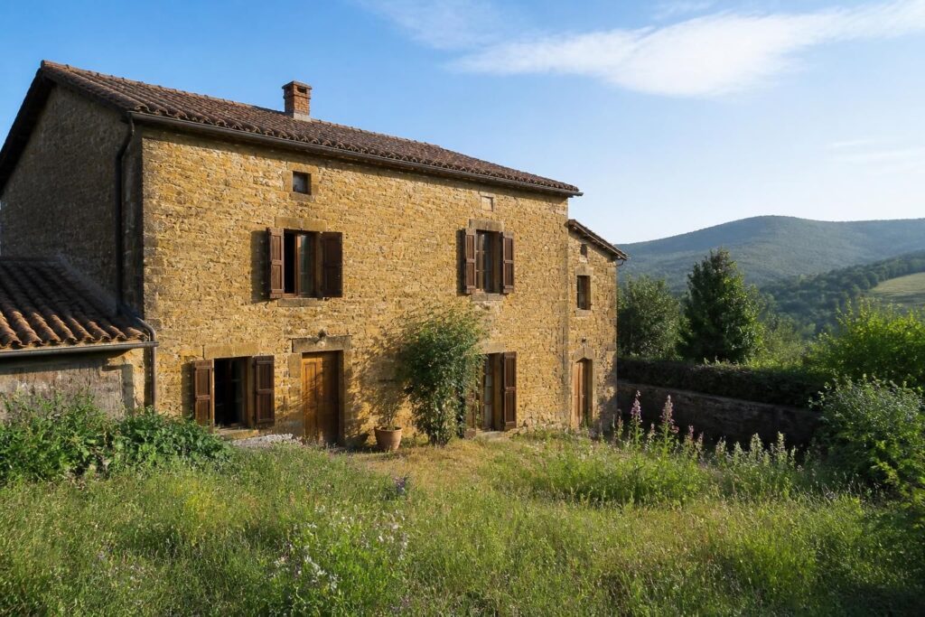 découvrez nos annonces de maisons en pierres dorées à vendre ou à rénover en beaujolais, pour un cadre de vie authentique et chaleureux.