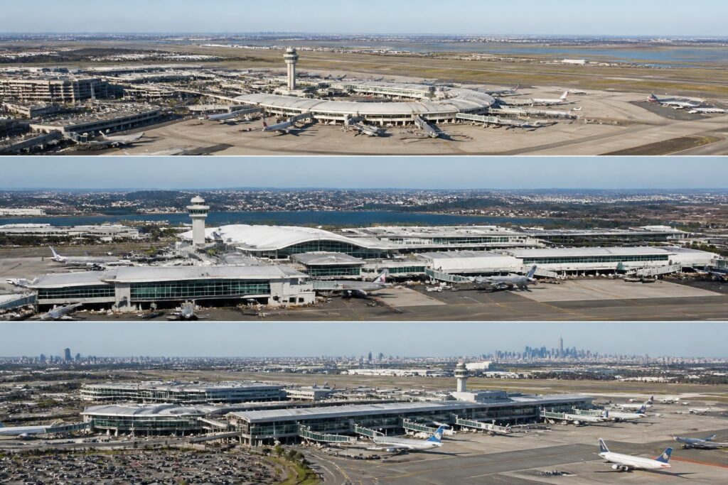 découvrez notre guide complet des aéroports de new york : jfk, laguardia et newark. informations pratiques, conseils et astuces pour faciliter vos voyages.