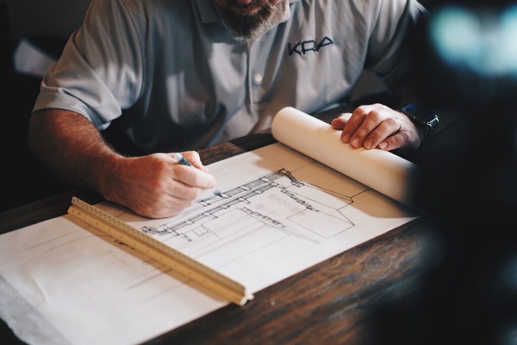 Architect at work
