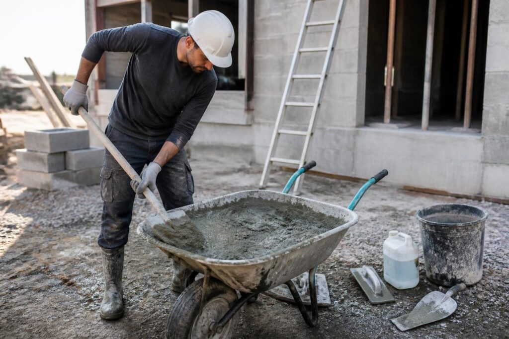 découvrez nos astuces pratiques pour réussir votre mélange de béton à la brouette et obtenir un béton solide et homogène facilement.