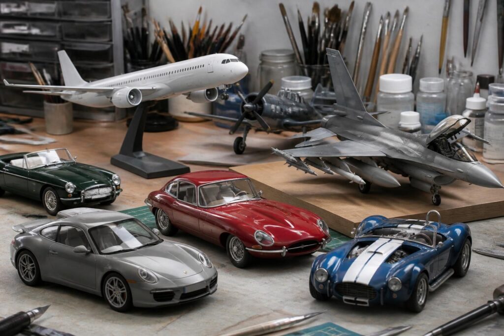 découvrez notre sélection de maquettes revell : voitures, avions et différents niveaux de difficulté pour tous les passionnés de modélisme.