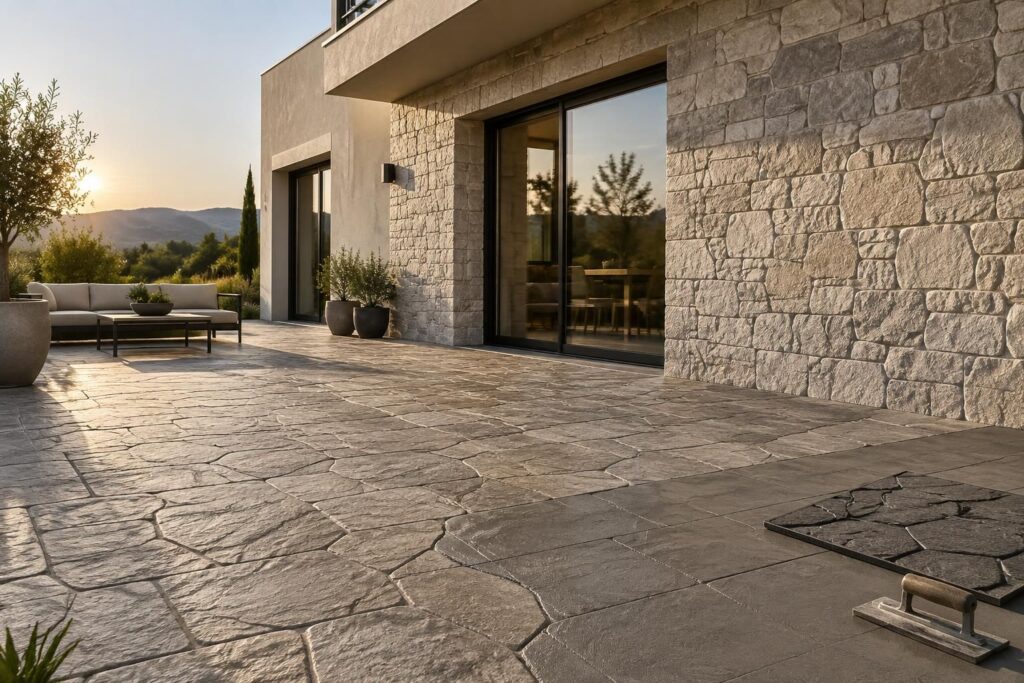découvrez les techniques du béton matricé pour sublimer façades et sols : motifs, finitions et applications décoratives pour tous vos projets.